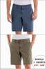 Original Paperbacks Rockland Chino Short Bundle in Slate and Olive front view