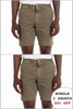 walden chino short in color olive, front view