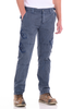 blue color cargo pants on white background