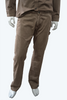 Brown pants on a mannequin against a white background