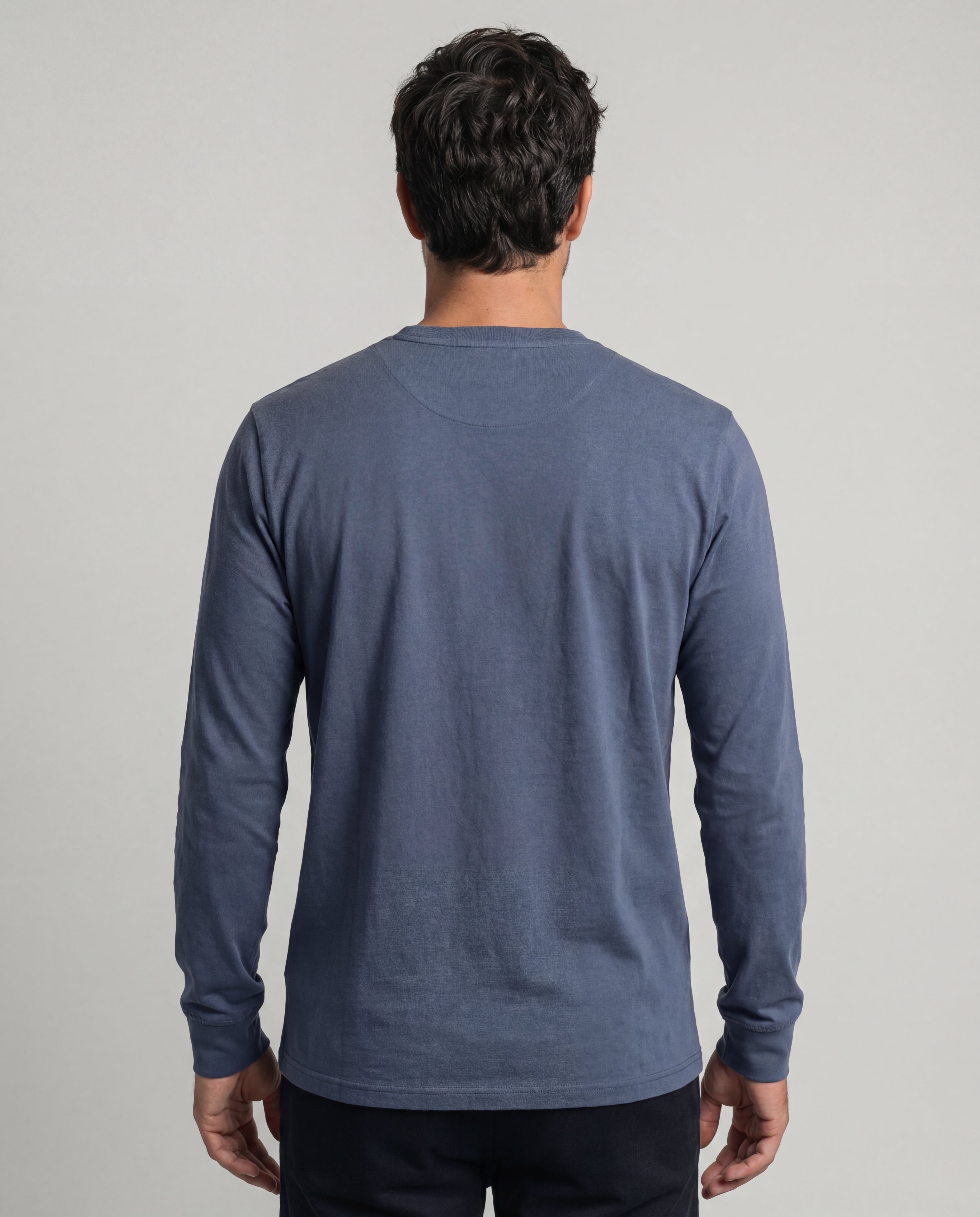 Henley Tee - Slate