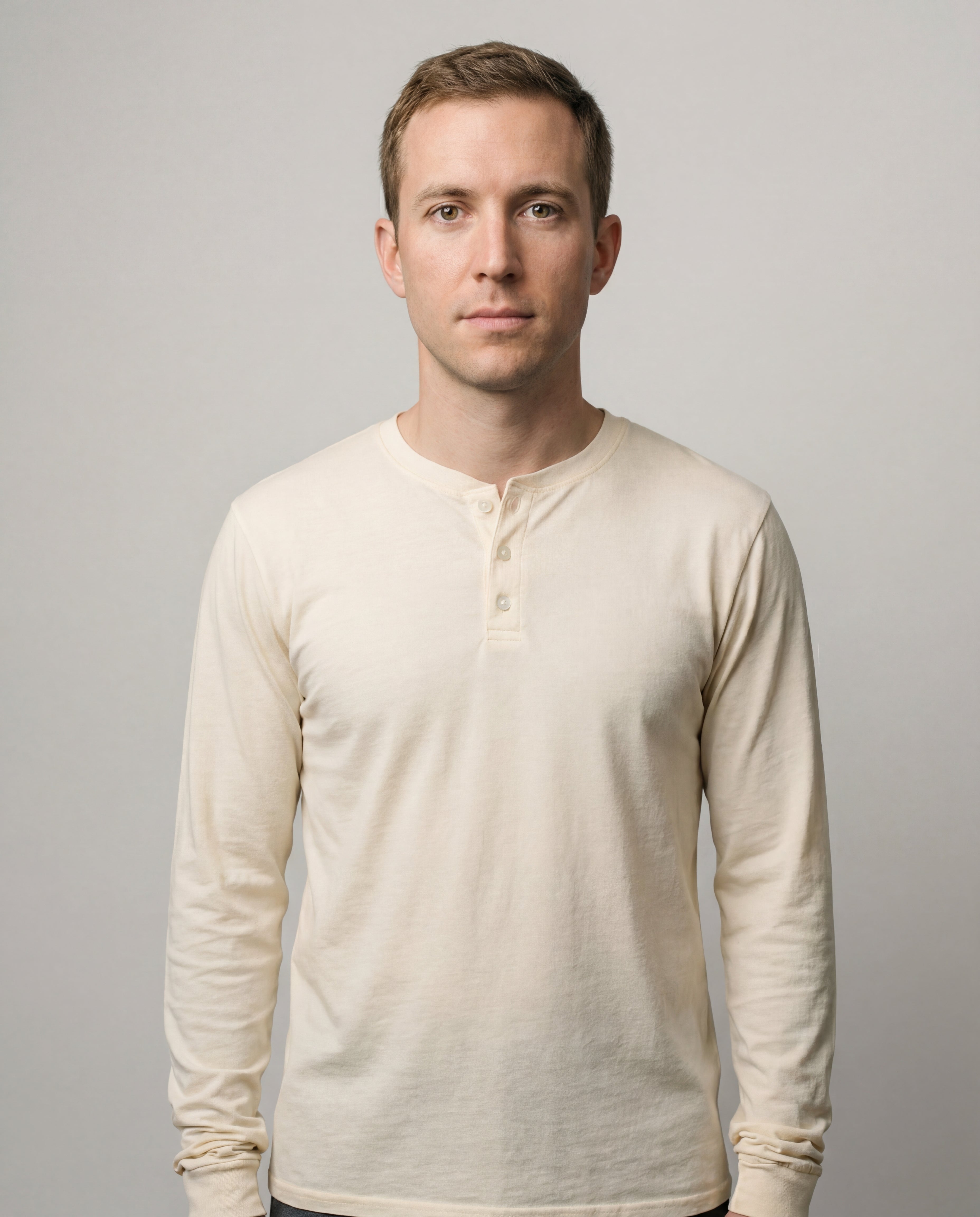 Henley Tee - Ivory