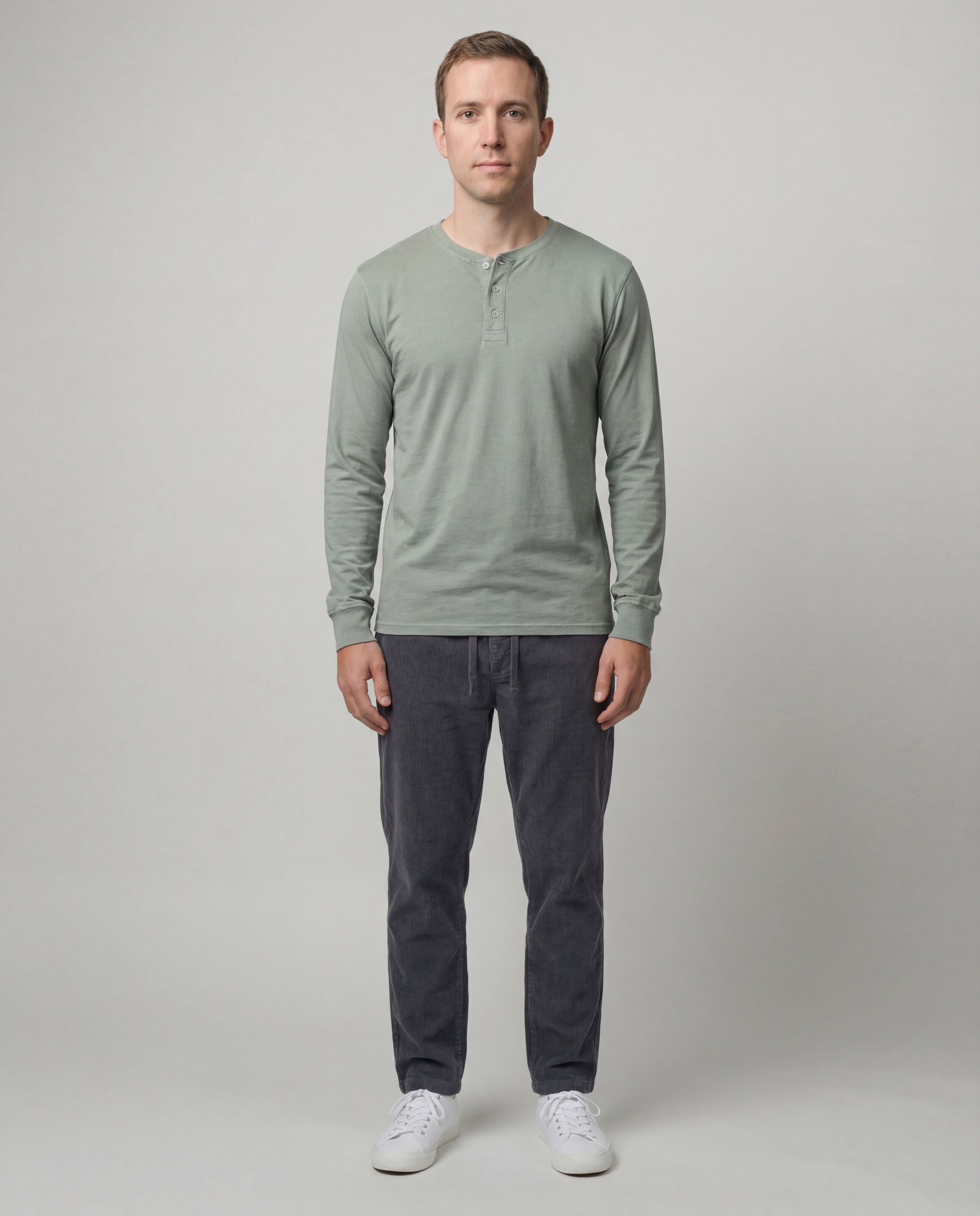 Henley Tee - Juniper