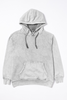 Gray hoodie on a white background