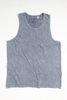 Original Paperbacks Bondi Beach Mineral Tank in Charcoal Flat Front