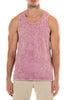 Bondi Beach Tank Mineral Wash in color Rose front vie