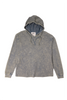 waflfe knit hoodie on white background
