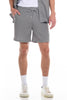 original paperbacks lenox waffle knit volley short color light grey on model front view