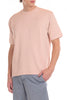 original paperbacks nara heavy knit tee in mauve on model front view