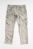Original Paperbacks Panama Relaxed Cargo Pant in Washed Charcoal Flat Front View