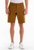 Original Paperbacks Rockland Chino Short in Ochre on Model Cropped Front View